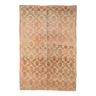 Brown beige vintage rug 325x218cm