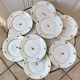 Set of 8 dessert plates Made in France registered model "Czech" years 50-60