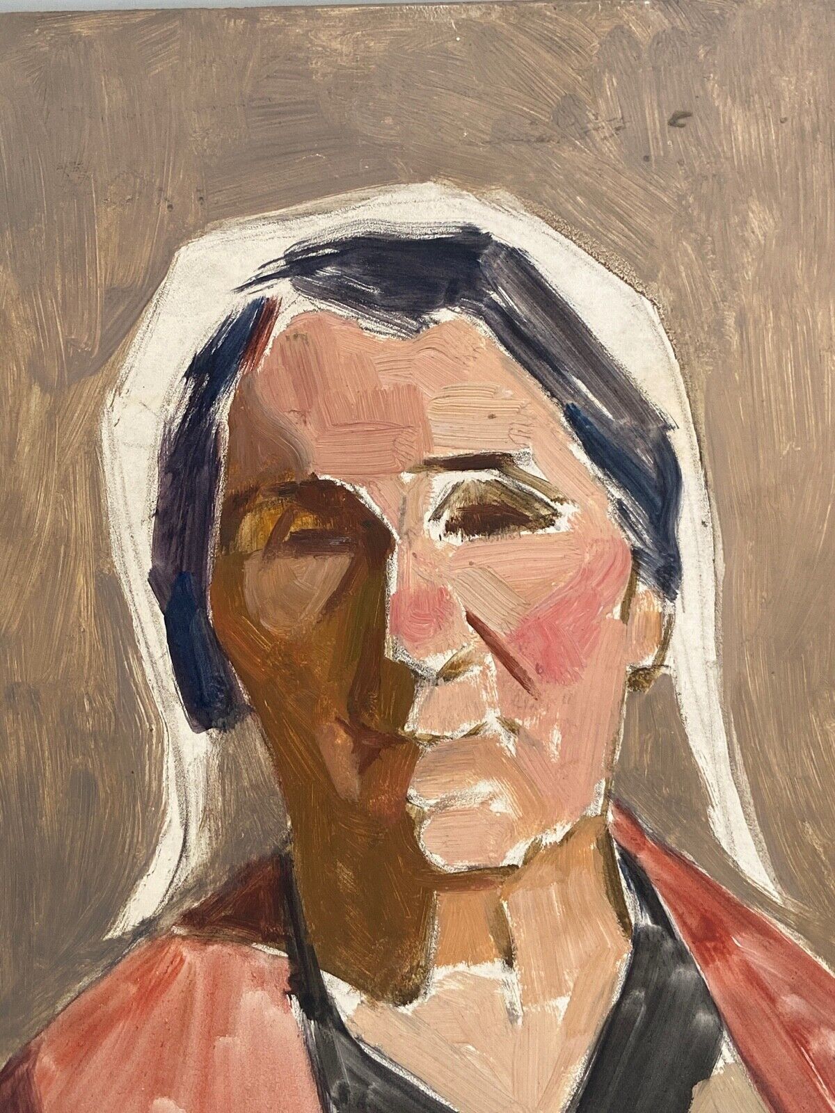 Huile sur panneau guillot de raffaillac portrait de femme 1930