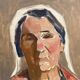 Huile sur panneau guillot de raffaillac portrait de femme 1930