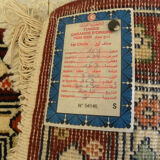 Persian Oriental carpet knotted in May, Tunisian Oriental Carpet in Wool  163x94cm