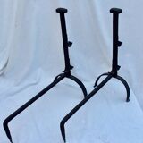 Old pair of vintage iron channels