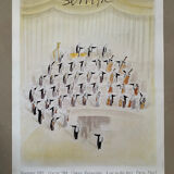 Exhibition poster Sempé 1987