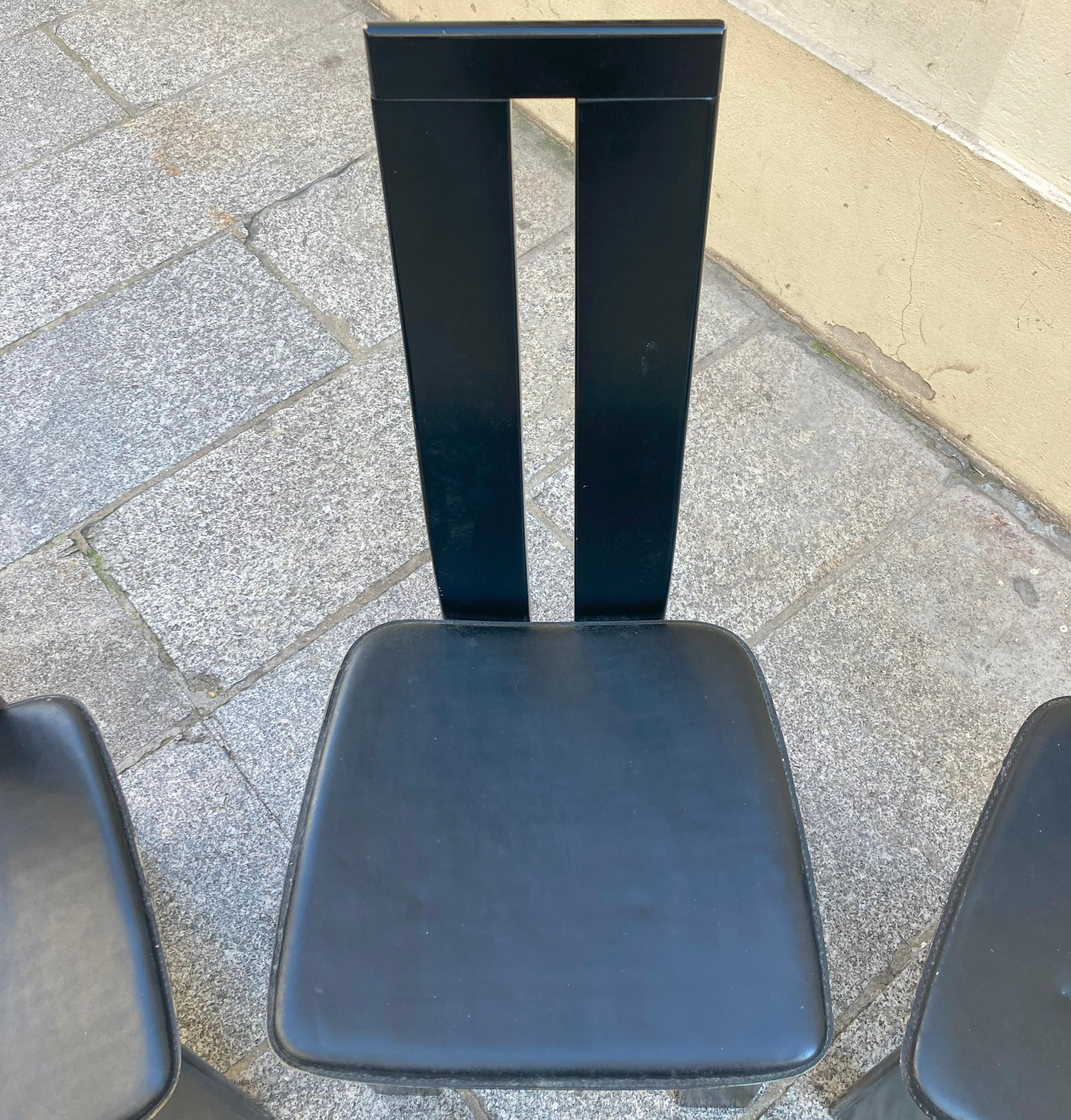 Set of 6 dining chairs, Pietro Constantini for Ello, 1970s