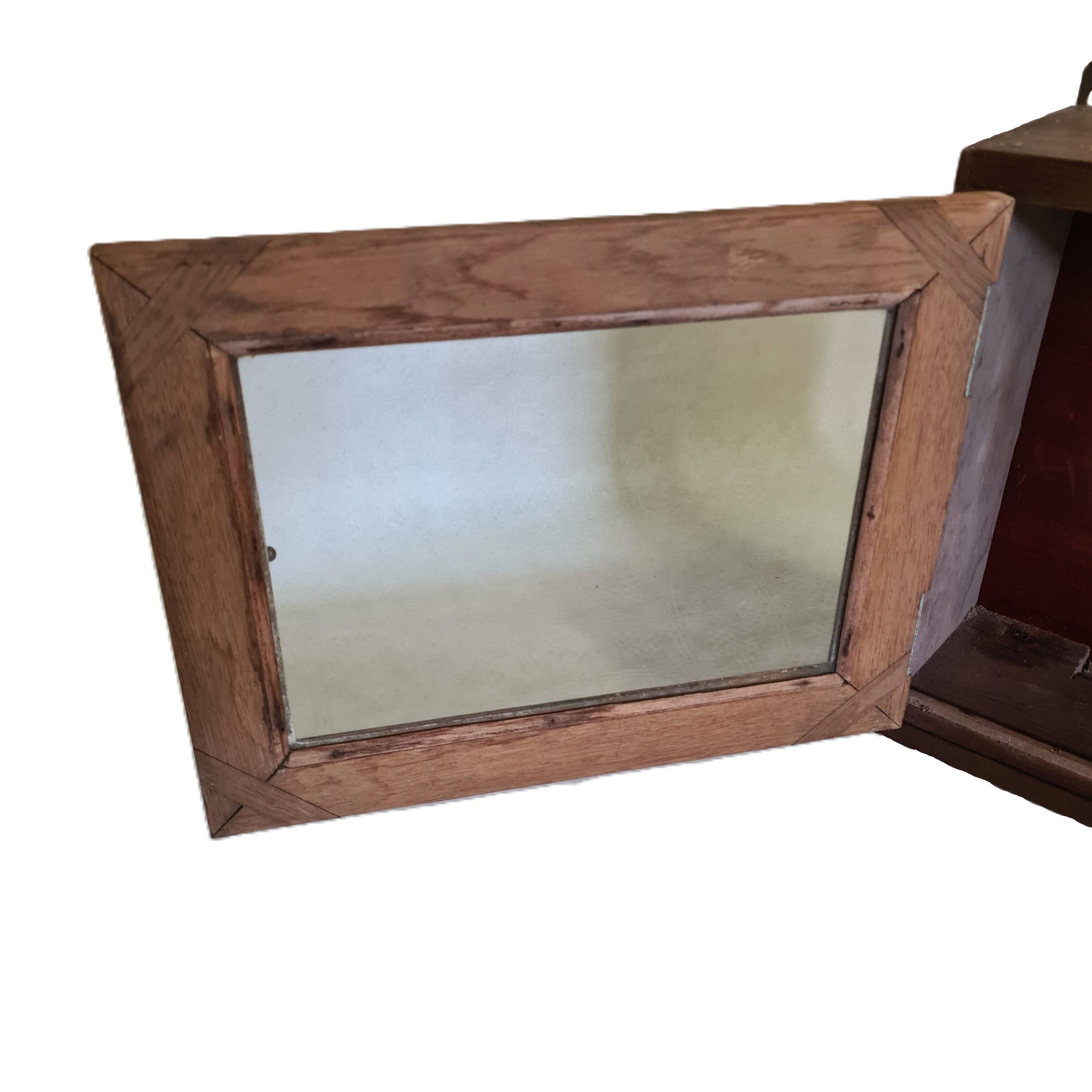 French Oak Display Cabinet, 1st Half 20th Century