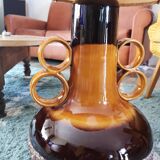 Vintage ceramic floor lamp Fat lava 1960