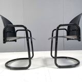 Tobia Scarpa Dialogo Dining Chairs, 1970s - Set of 9