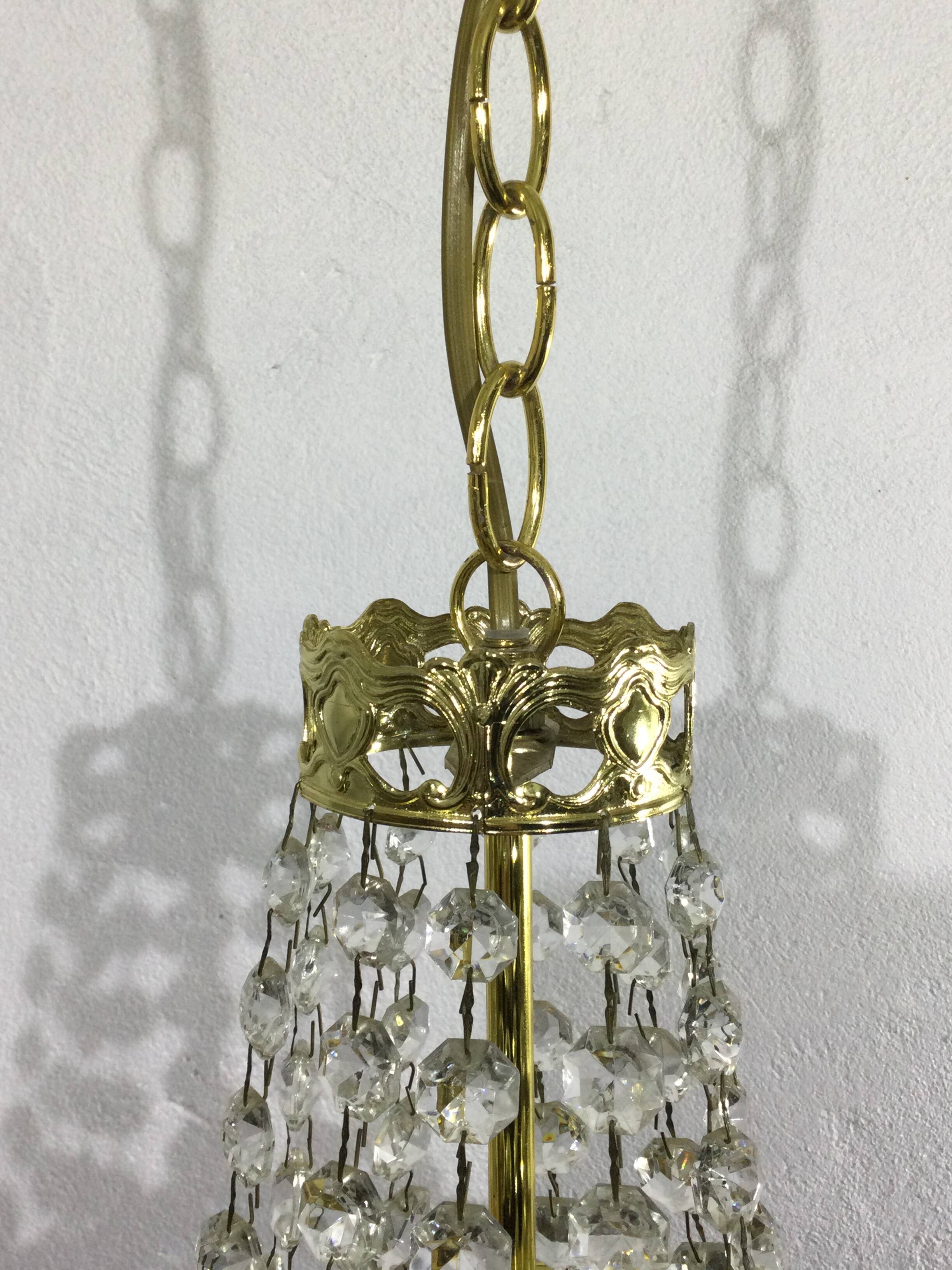 1 Light Hot Air Balloon Chandelier