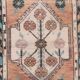 Turkish oushak rug 164x77 cm vintage carpet