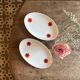 Set of 2 vintage Scherzer BAVARIA dishes.