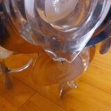 Vintage chandelier 70'S Oscar Torlasco , 9 lights