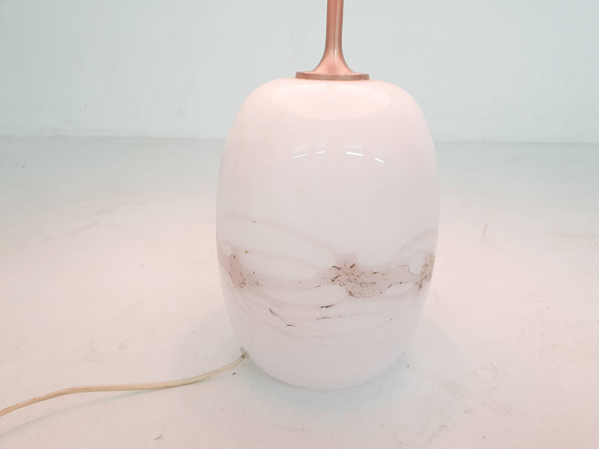 Michael Bang "Sakura" glass table light for Holmegaard, model 388, Denmark