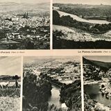 Old map of the massif central from 1945