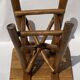 Brutalist wabi sabi organic tree stool or hocker 1970