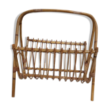 Rattan magazine holder