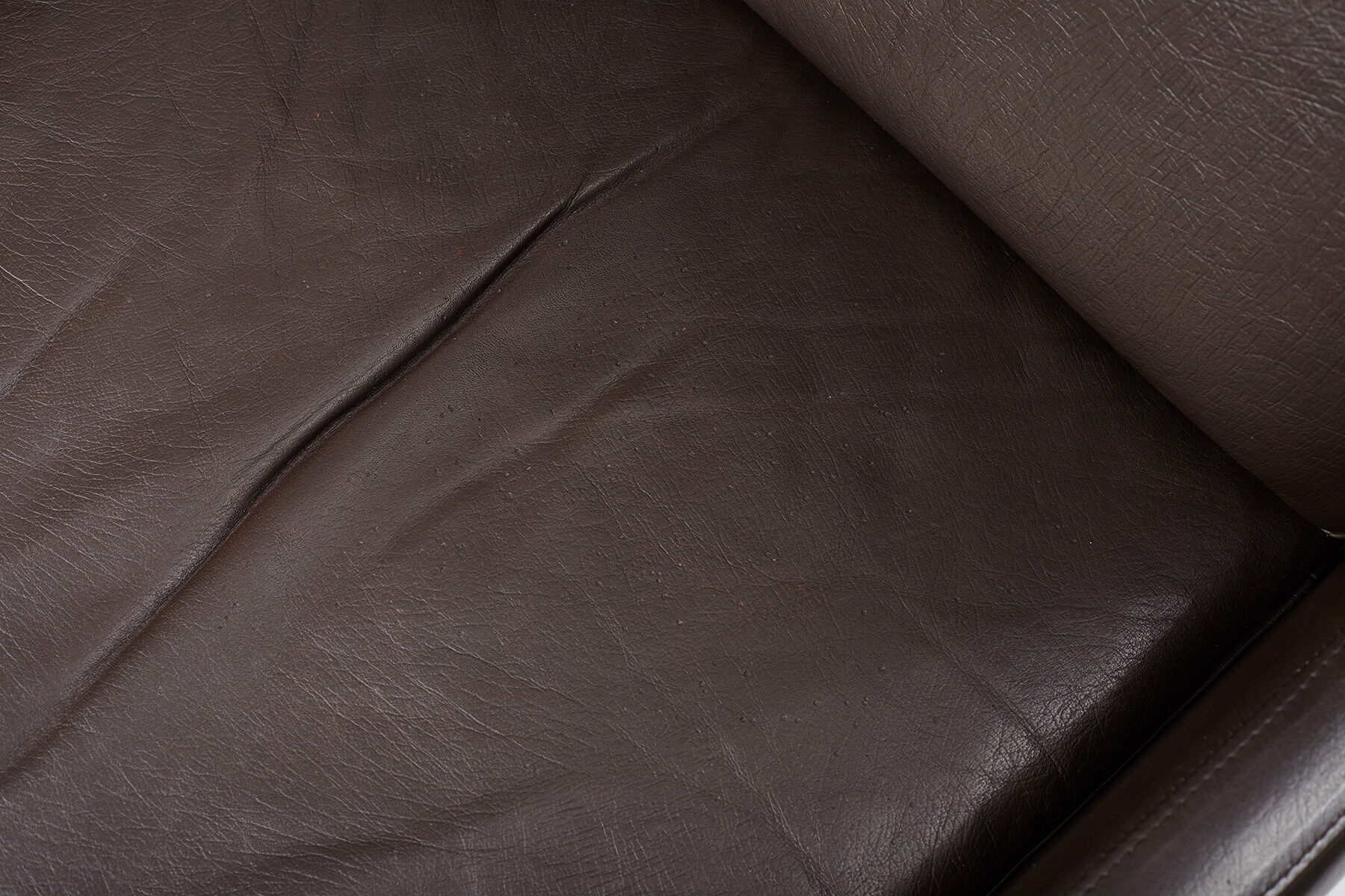 Mid-Century danish highback armchair with footrest