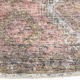 Faded brown & beige turkish runner rug 339x91cm