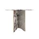 L.A. Studio Contemporary Modern Marble and Brass Italian Dining Table