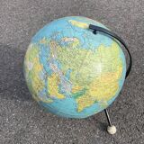 Vintage globe Taride tripod world map