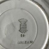 Deep plate Rhone earthenware Labrut Freres Model Orleans