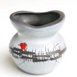 Ceramic vase by Francois Caleca, Vallauris, 60s