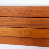 Danish Modern 5-Bay Modular Teak Wall Unit by Poul Cadovius for Cado, 1950s