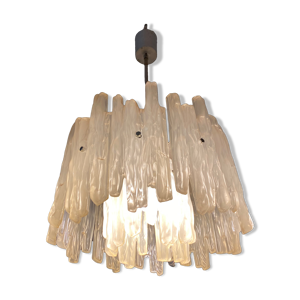 Lustre feuille transparente