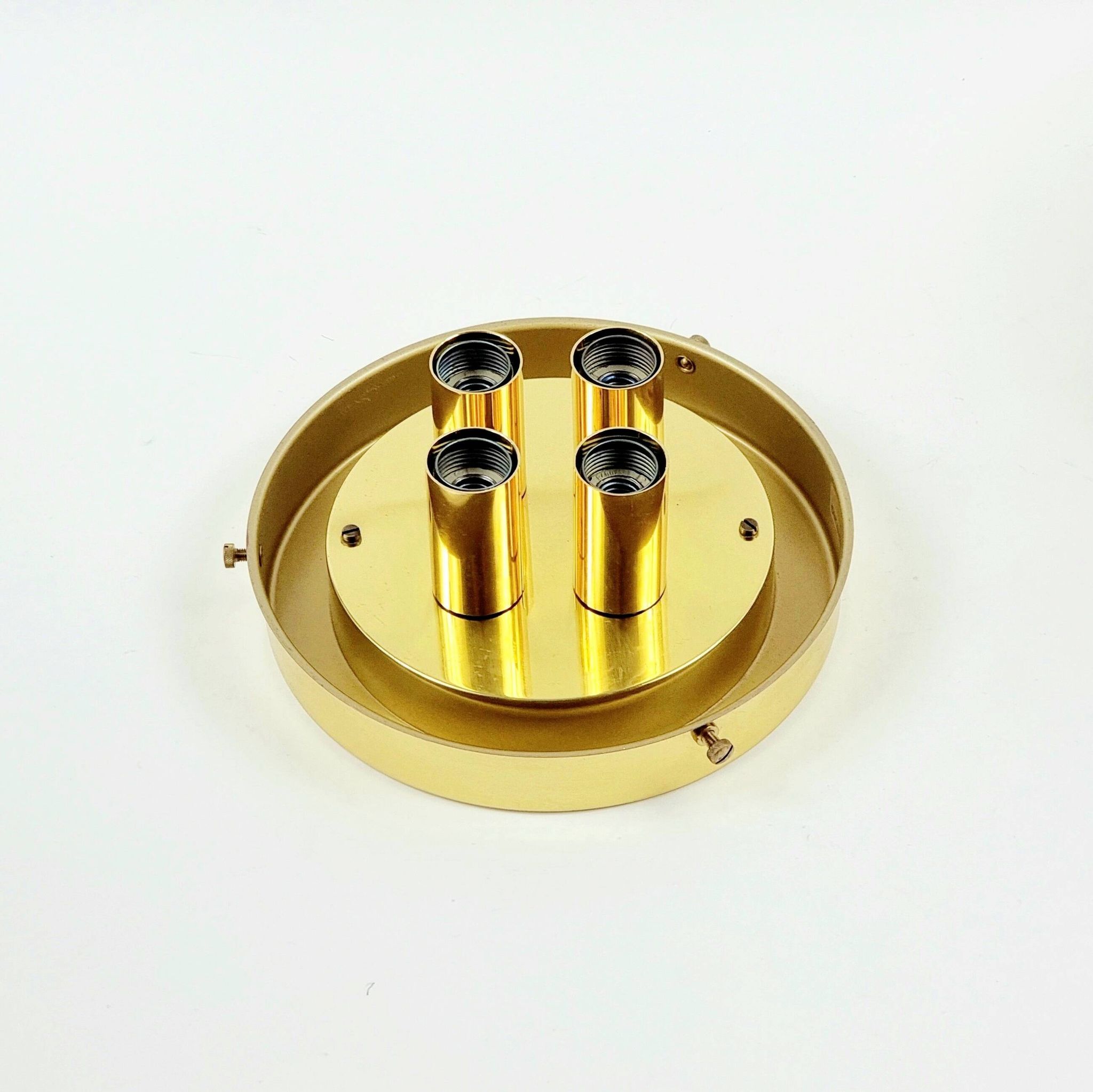 Large Space Age Mushroom-Shaped Ceiling Light from Limburg, Germany, 1970s