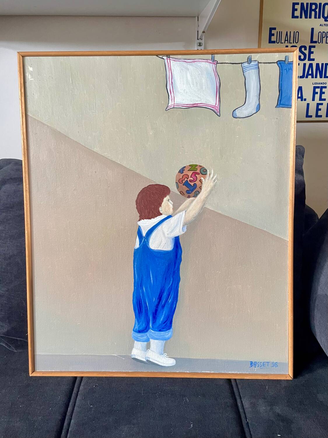 L'enfant au ballon - art figuratif contemporain
