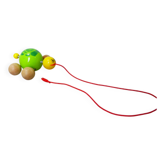 vintage wooden pull toy