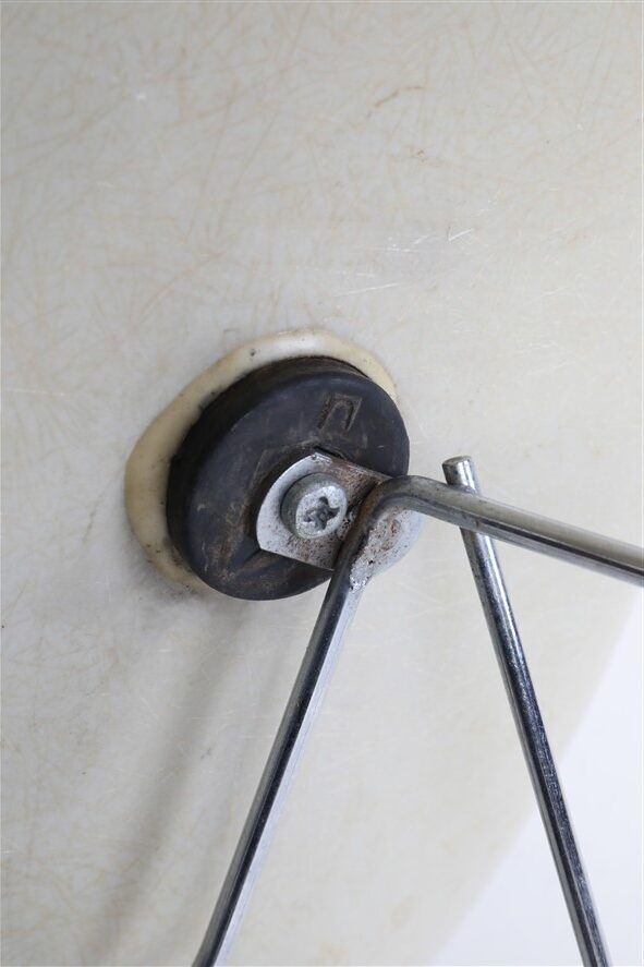 Rare Herman Miller / Charles & Ray Eames “LAR” fiberglass armchair on “Cat’s Cradle Base” / 1950s-1960s