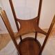 Antique Art Deco side table in solid wood