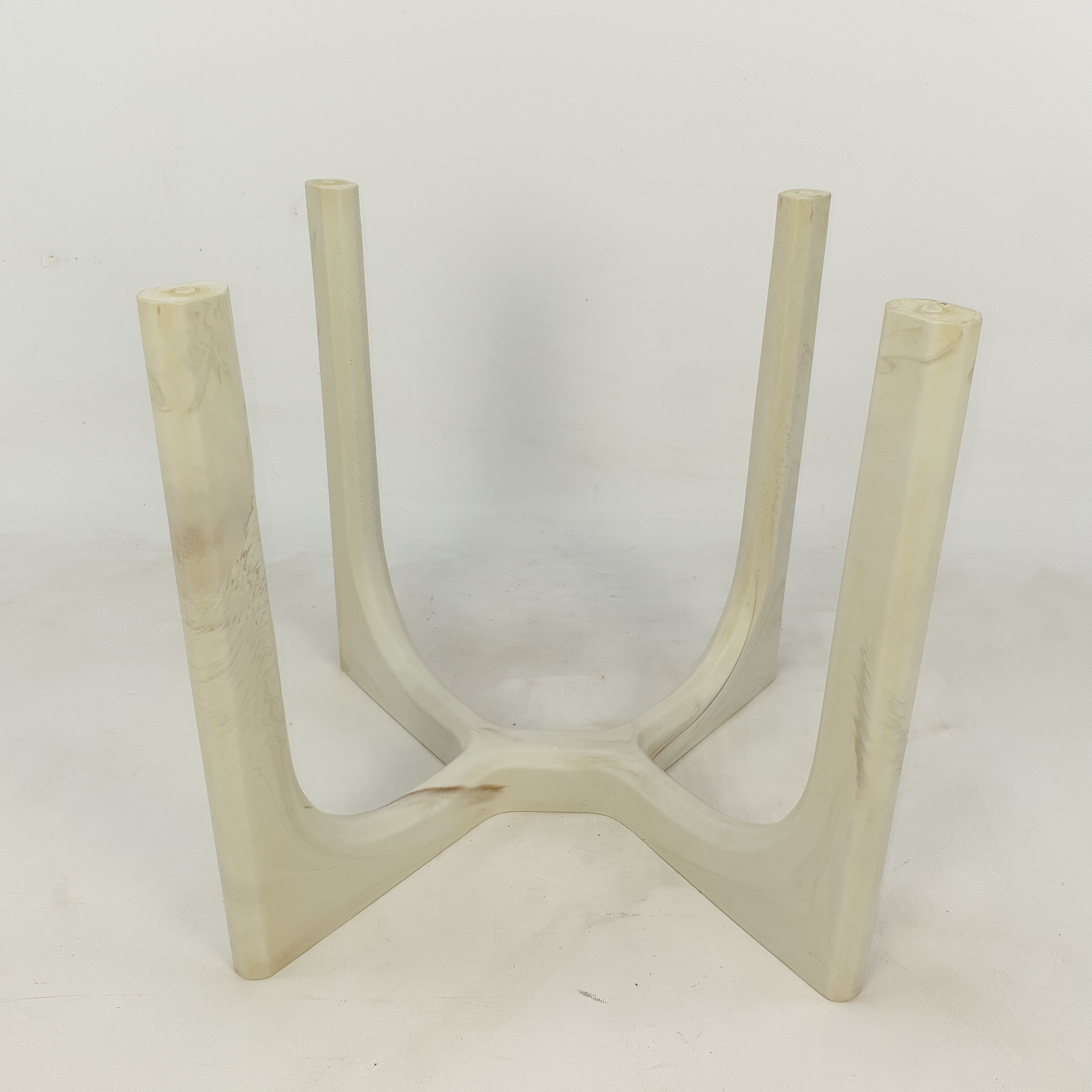 Table basse italienne marmorino du milieu du siècle, années 1950