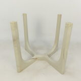 Table basse italienne marmorino du milieu du siècle, années 1950