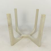 Table basse italienne marmorino du milieu du siècle, années 1950