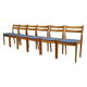 Ensemble de 6 chaises du milieu du siècle des années 60 / 70
