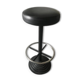 Black cast iron bar stool