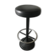 Black cast iron bar stool