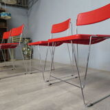 Set of 4 chairs V line Magis by Andries and Hiroko Van Onck
