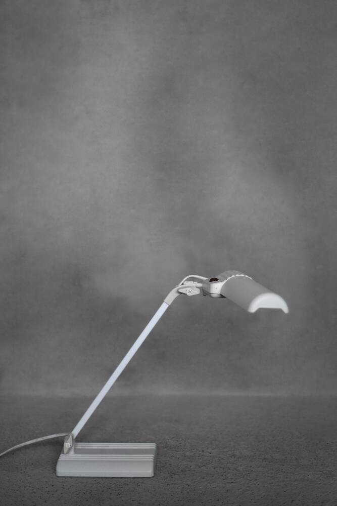 Modern adjustable desk lamp in mid-century style Dulux Junior by Lival Finland, 1980s.