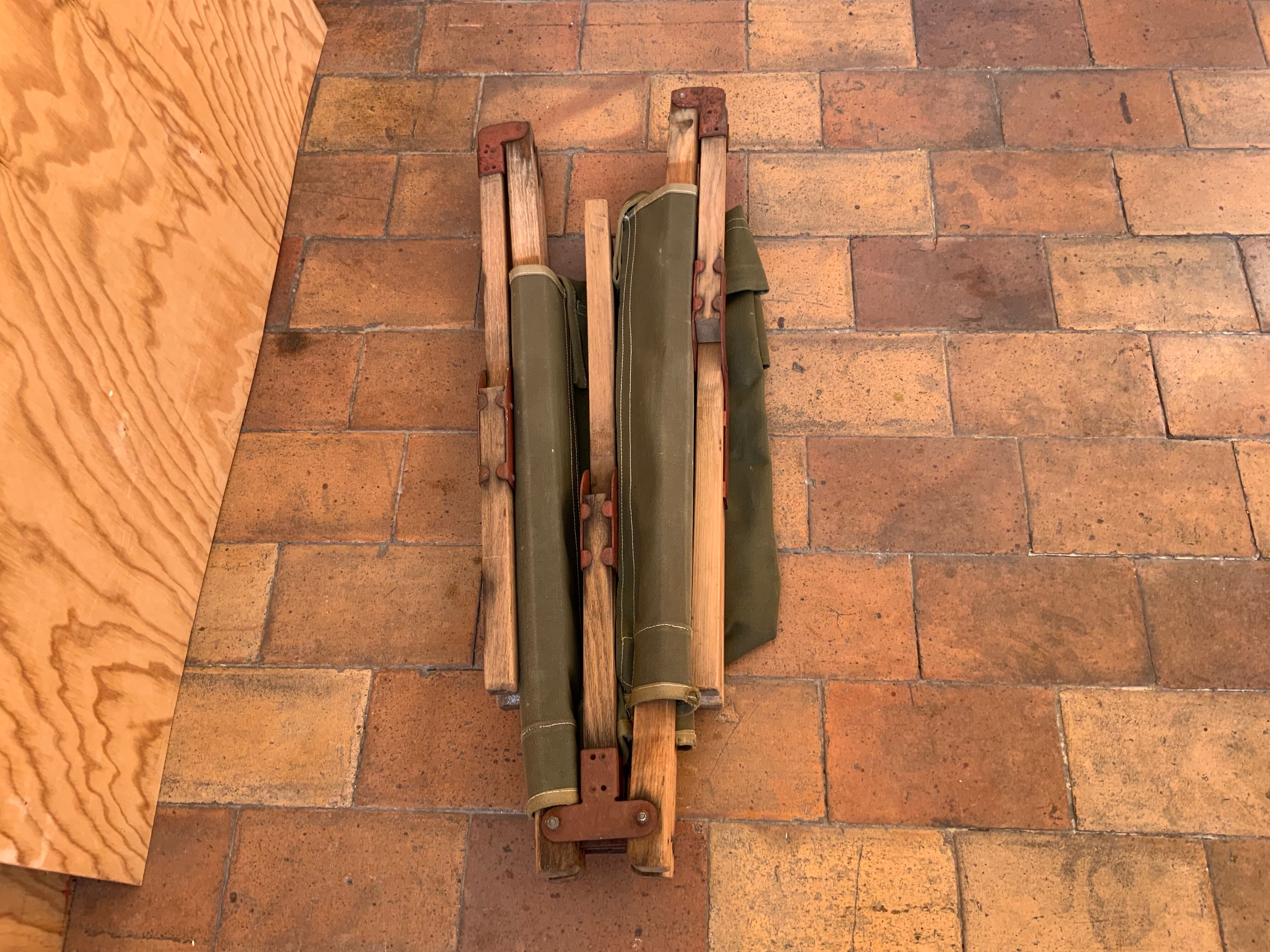 Military camp bed