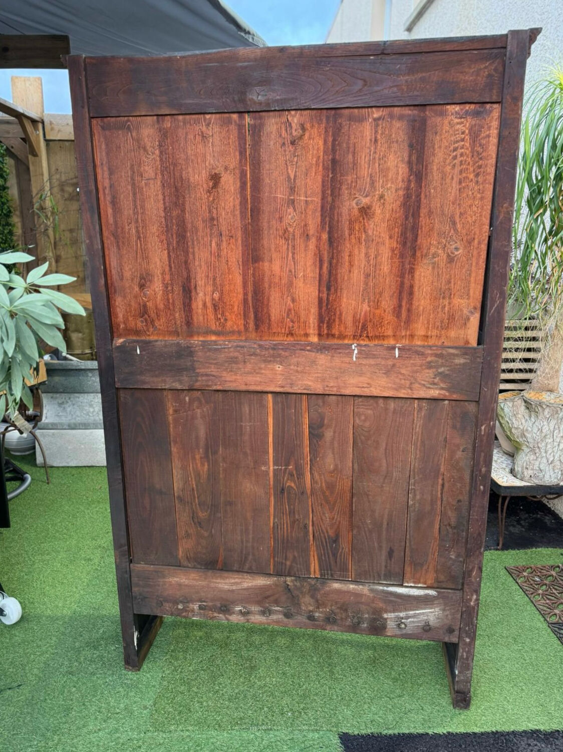 19th-century oak draining dresser