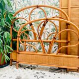 Vintage rattan bed