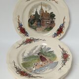 Assiettes à dessert Sarreguemines Obernai