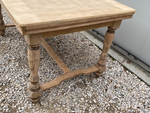 Sanded farmhouse table extension up to 2.54m