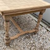 Table de ferme poncée rallonge jusqu'à 2,54m