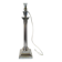 Silver metal lamp base