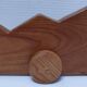 XL wooden crocodile sculpture