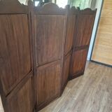 Nineteenth century wooden 4-leaf country canopy