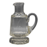Old le creusot crystal carafe pitcher 19th century